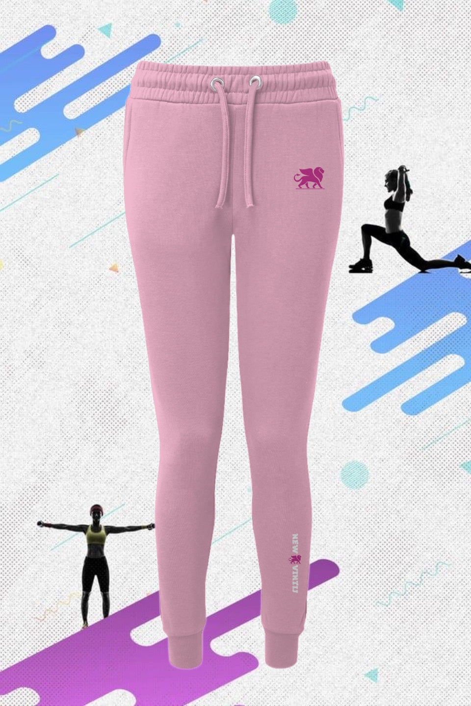 Woman’s Fitted Jogger- logo icon(s)