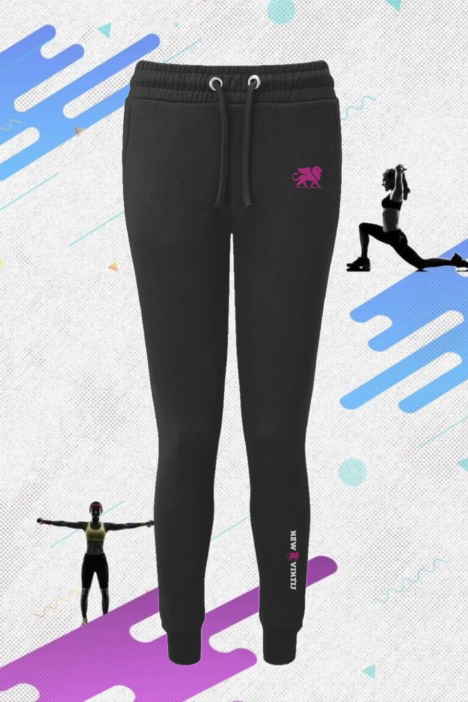 Woman’s Fitted Jogger- logo icon(s)