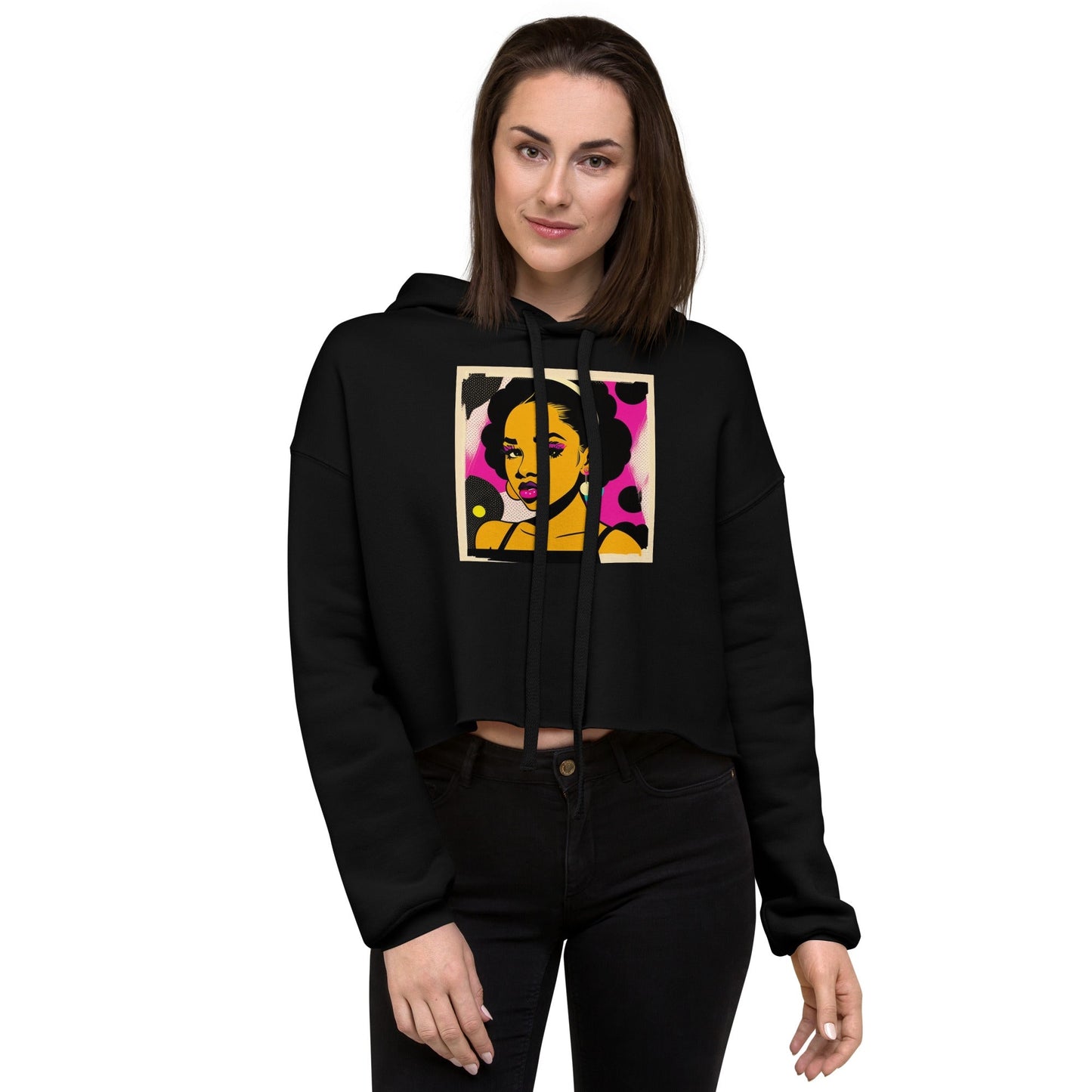 crop hoodie- k’onijo nefisi art