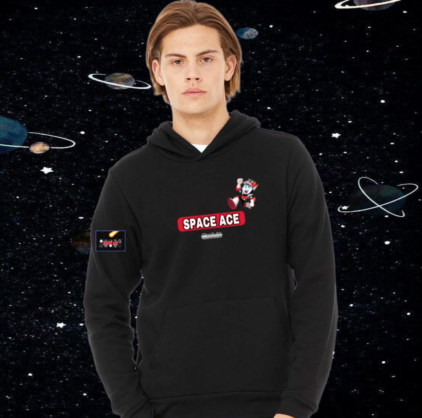 Pullover hoodie- space ace