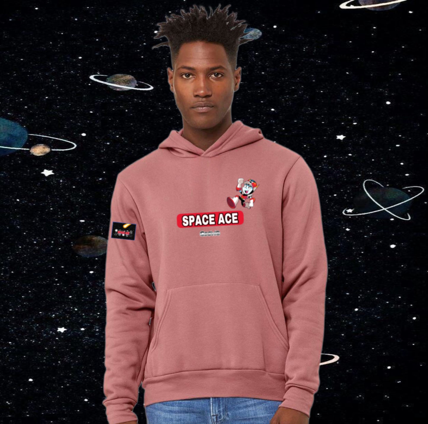 Pullover hoodie- space ace