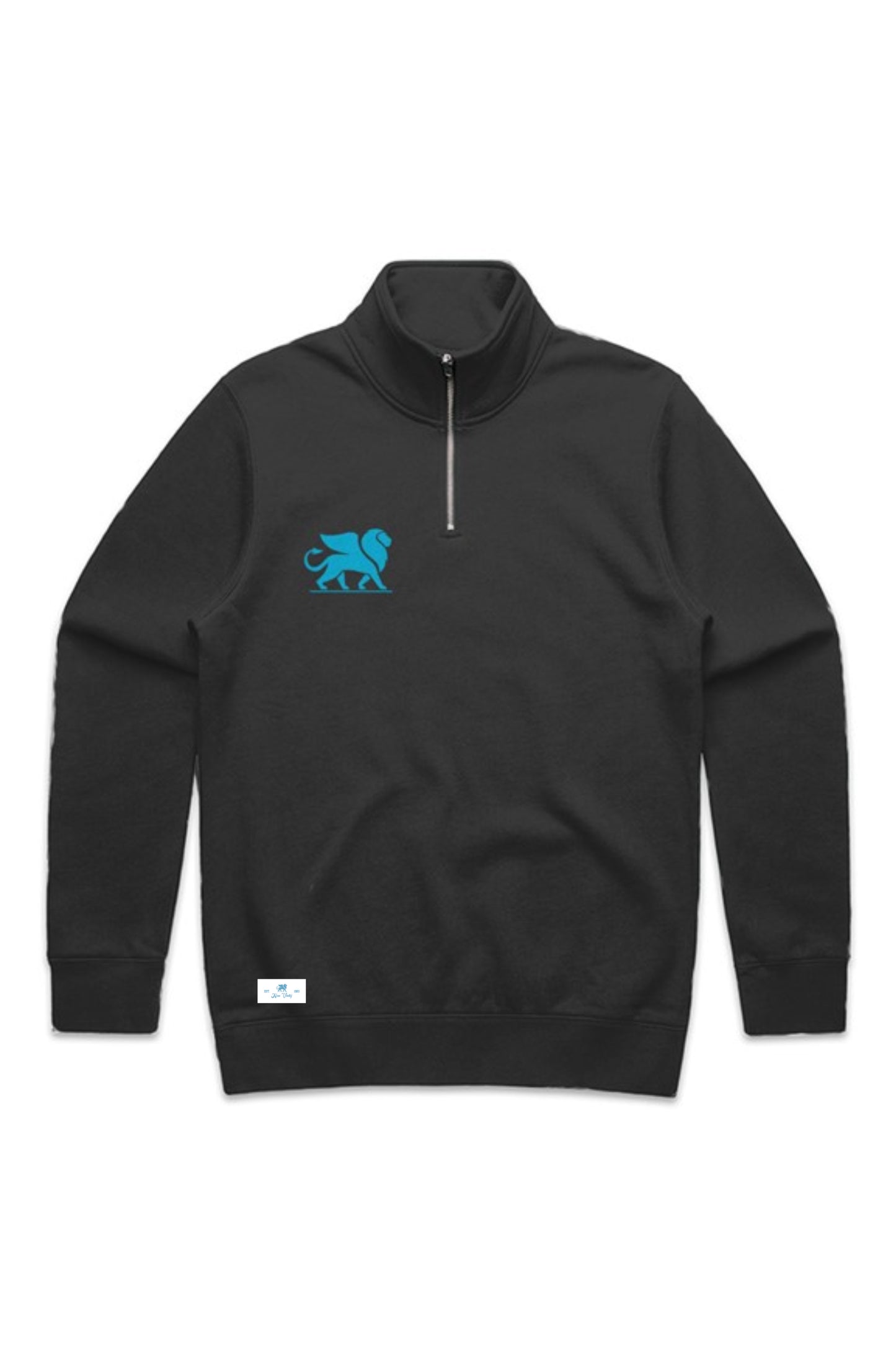 MEN'S HALF ZIP SWEATSHIRT- big logo