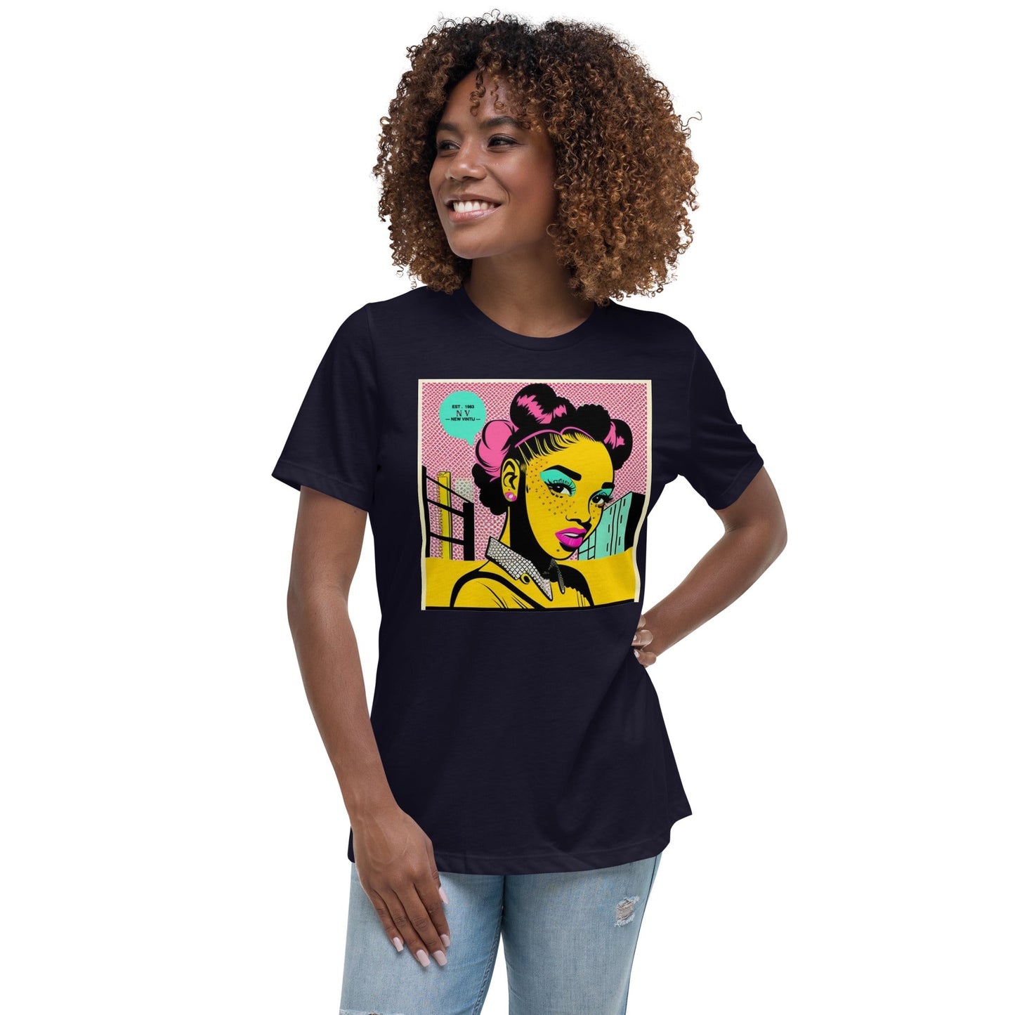 Relaxed Jersey Tee- k’onijo nefisi art