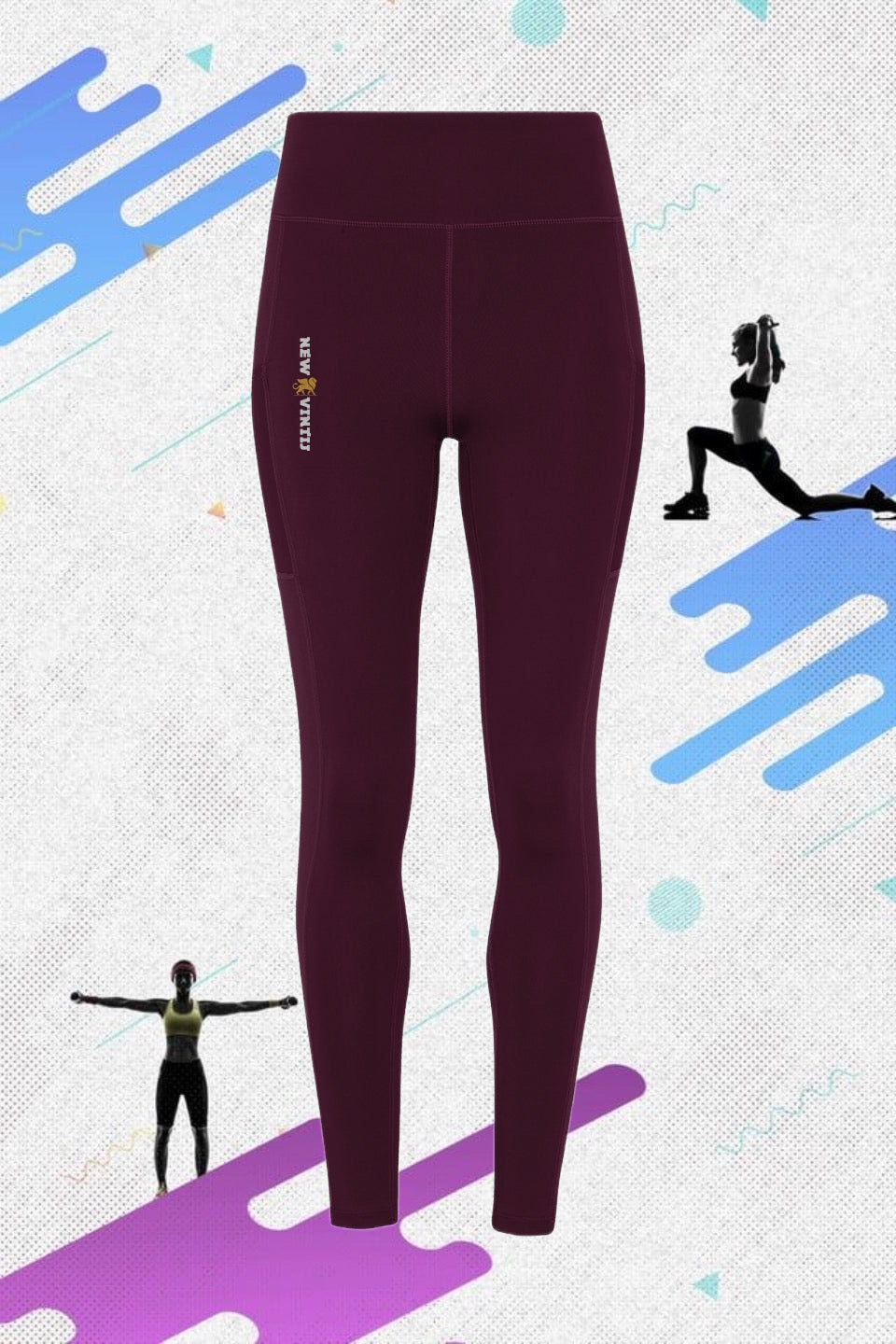 Woman’s Mesh Leggings- logo icon