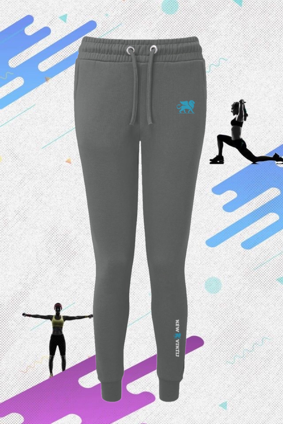 Woman’s Fitted Jogger- logo icon(s)