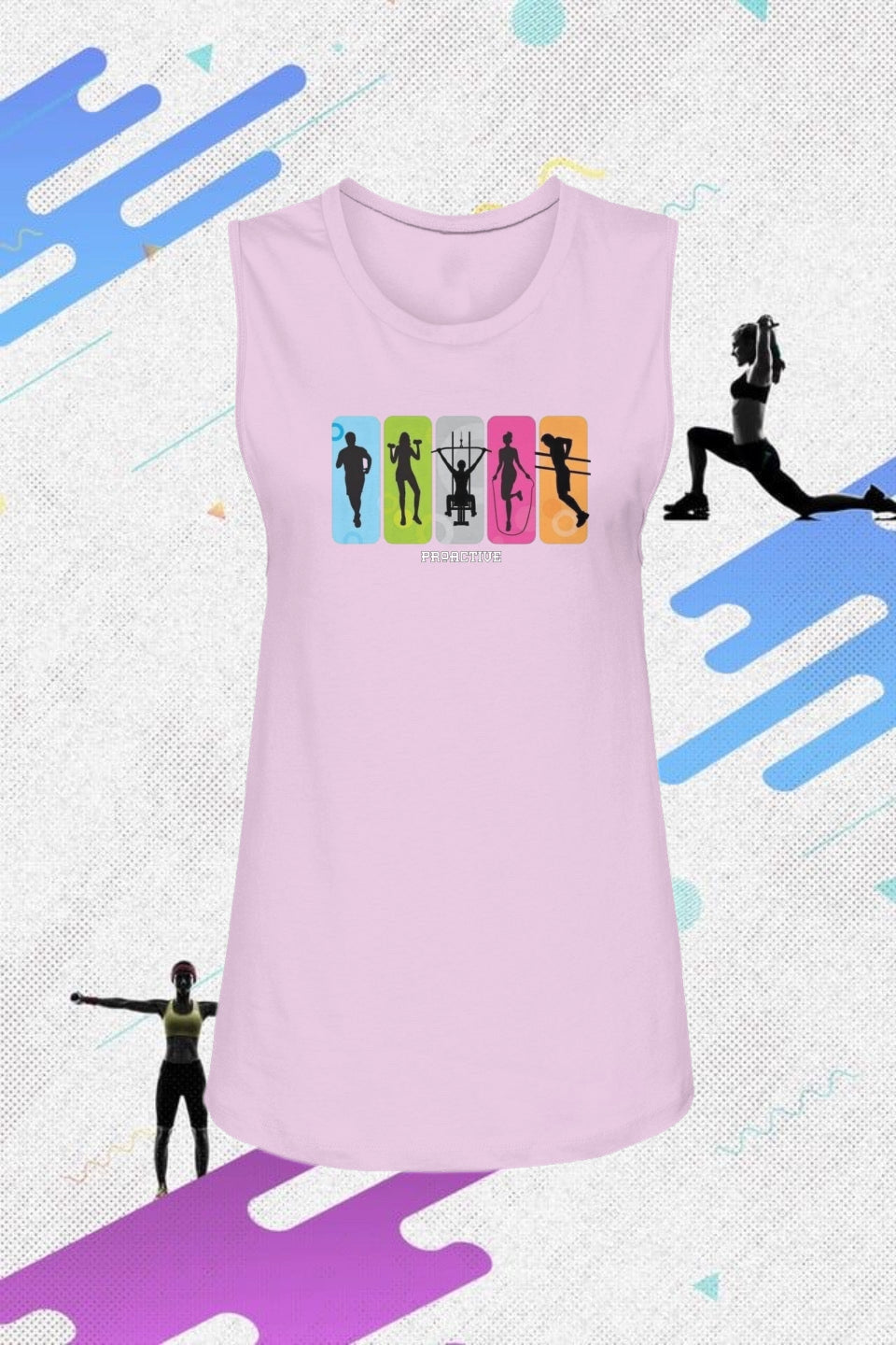 Womens Muscle Tank- proactive