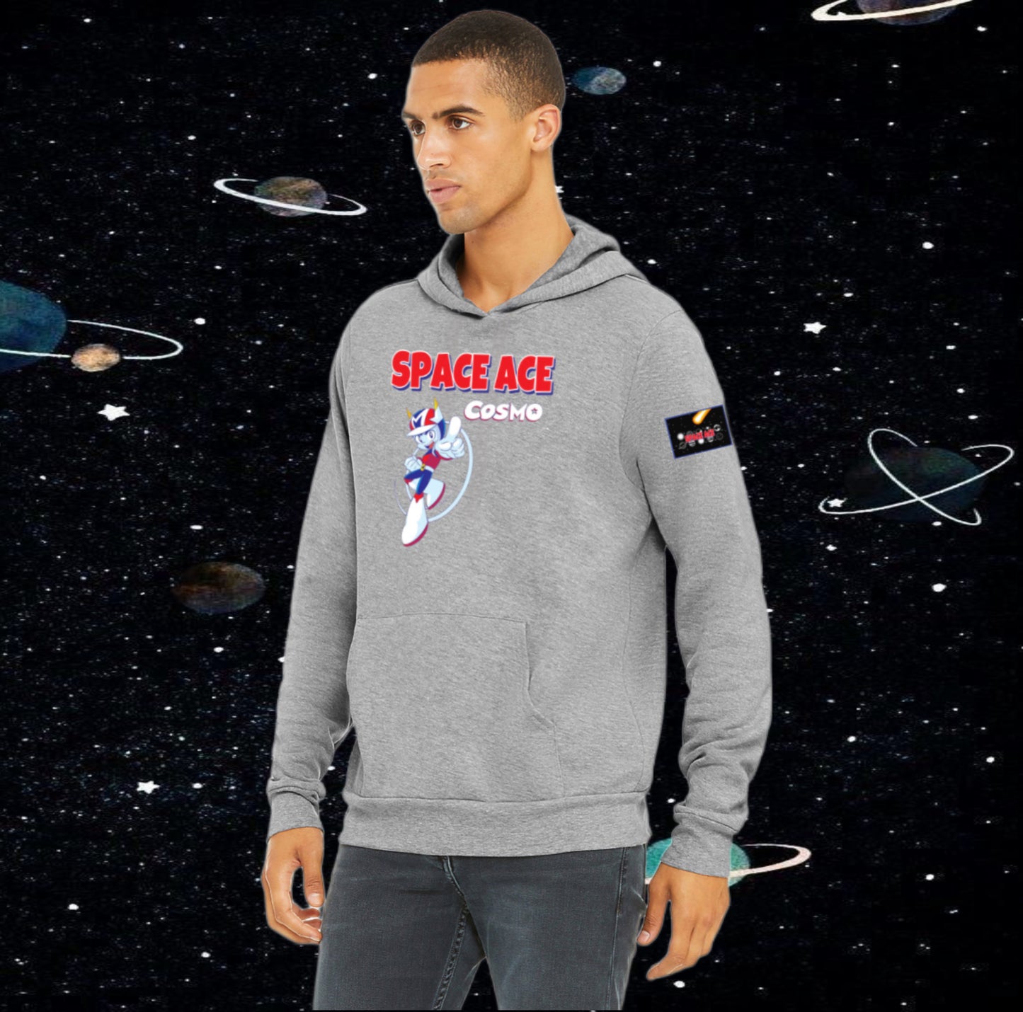Pullover hoodie- space ace