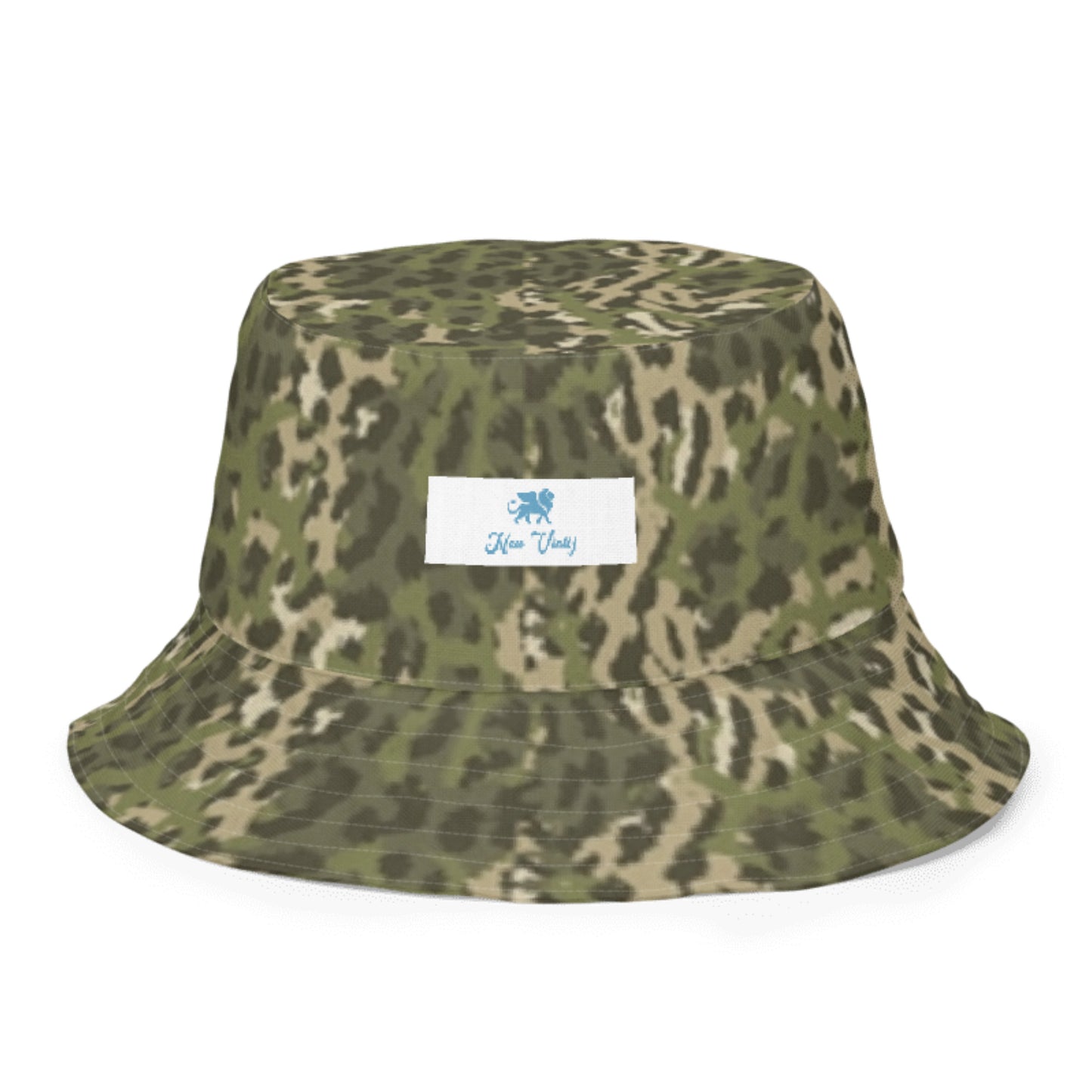 Rev-bucket hat Leo-camo