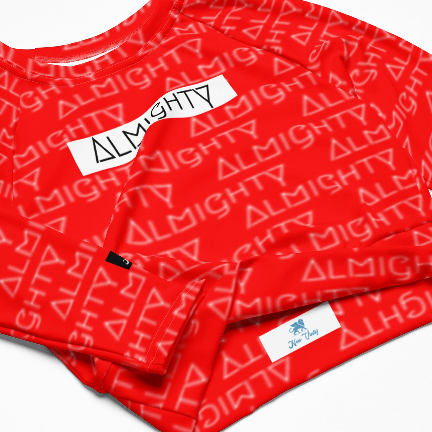 long-sleeve crop- Almighty