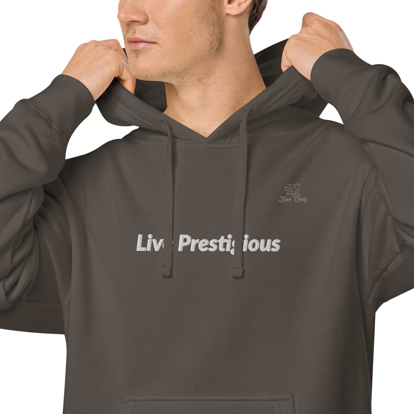 Pigment Dyed Hoodie- live prestigious