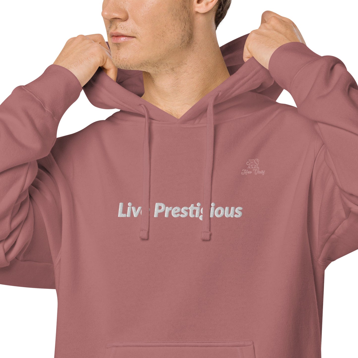 Pigment Dyed Hoodie- live prestigious