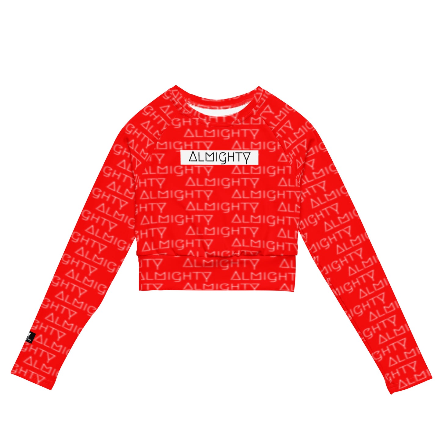 long-sleeve crop- Almighty