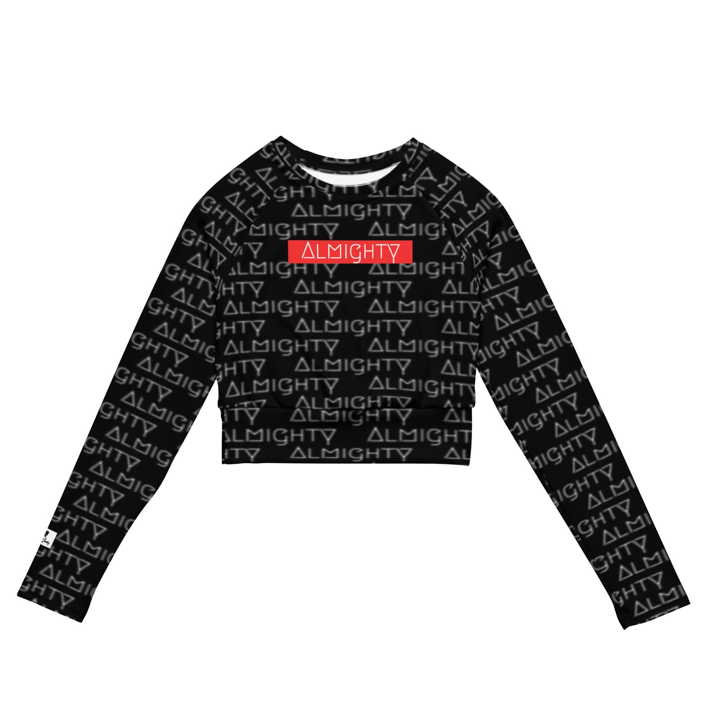 long-sleeve crop- Almighty