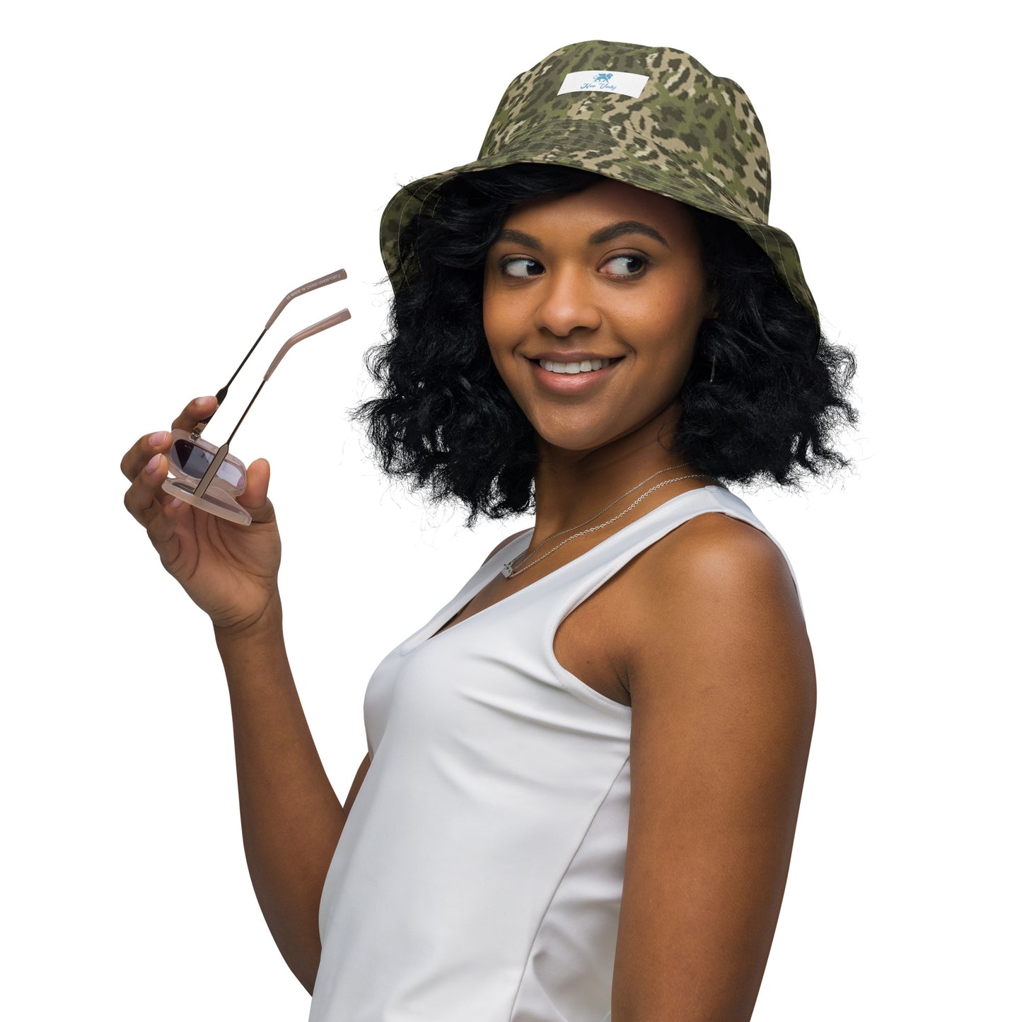 Rev-bucket hat Leo-camo