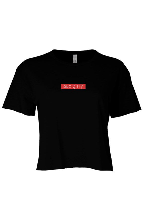 Crop tee- Almighty