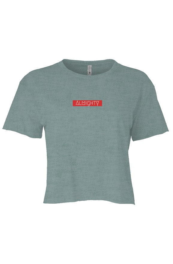 Crop tee- Almighty