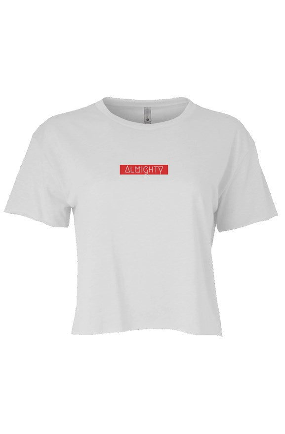 Crop tee- Almighty