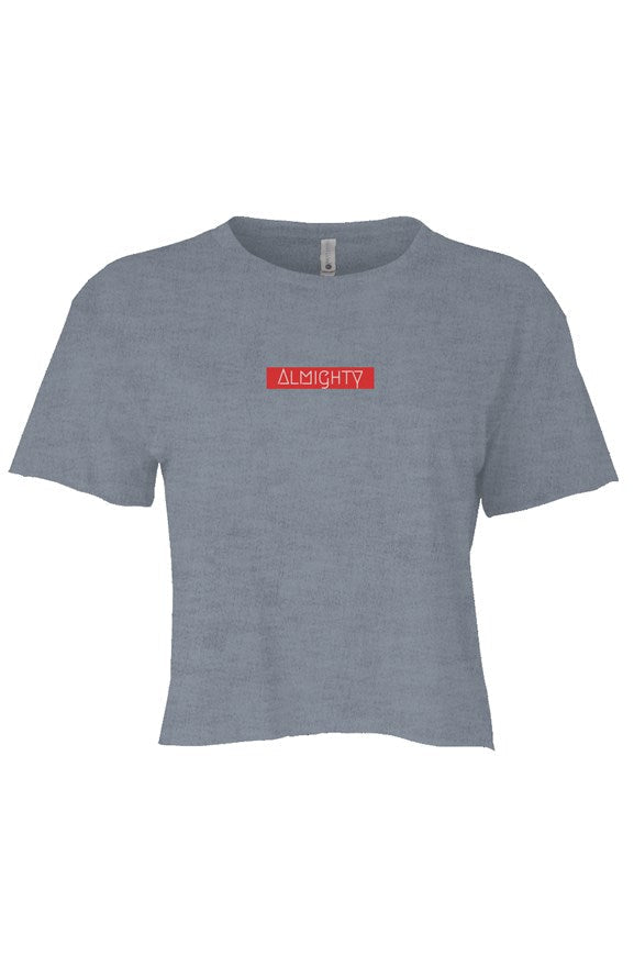 Crop tee- Almighty