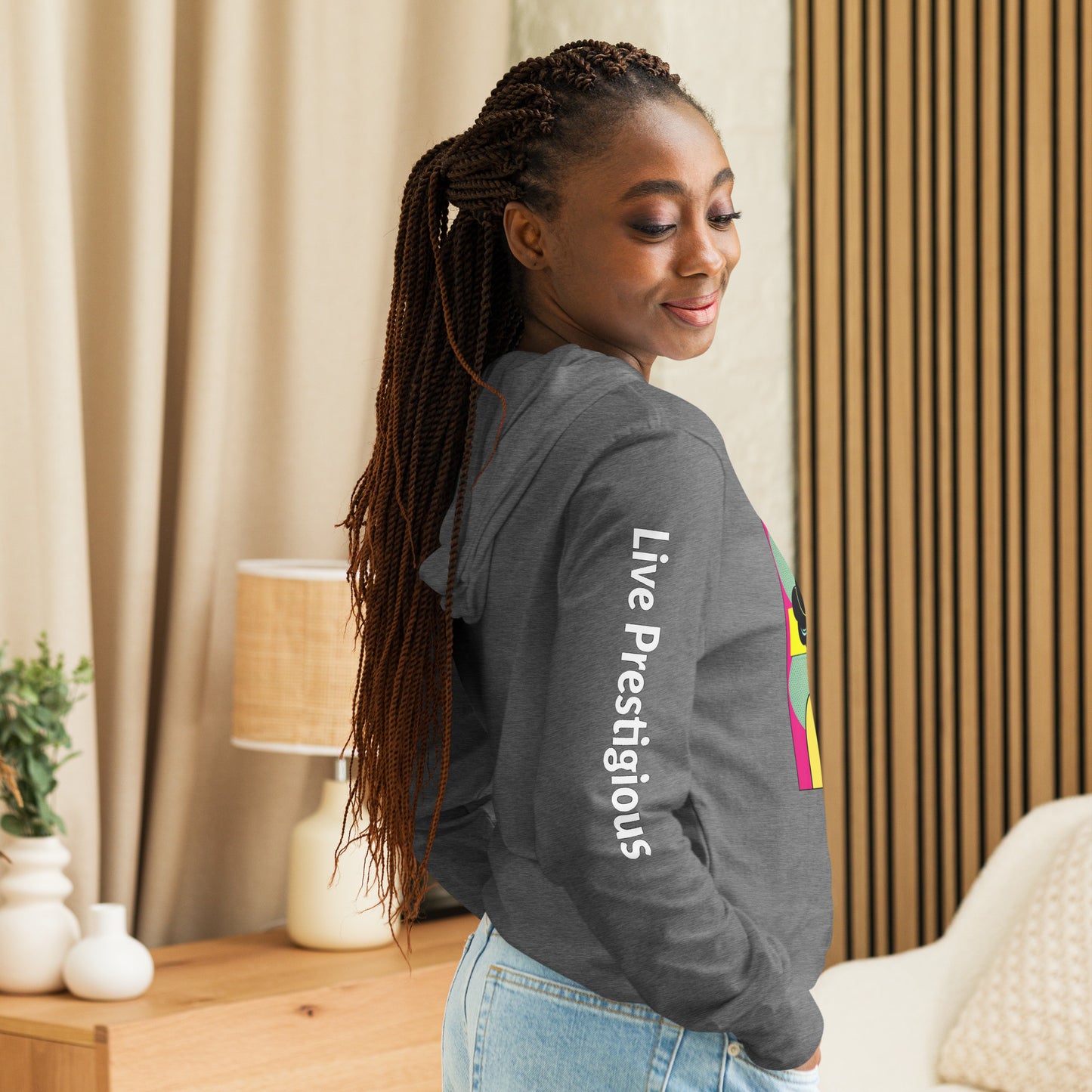 Hooded tee- k’onijo nefisi art