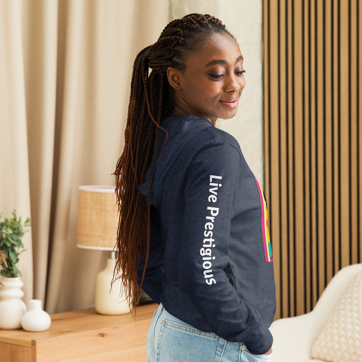 Hooded tee- k’onijo nefisi art