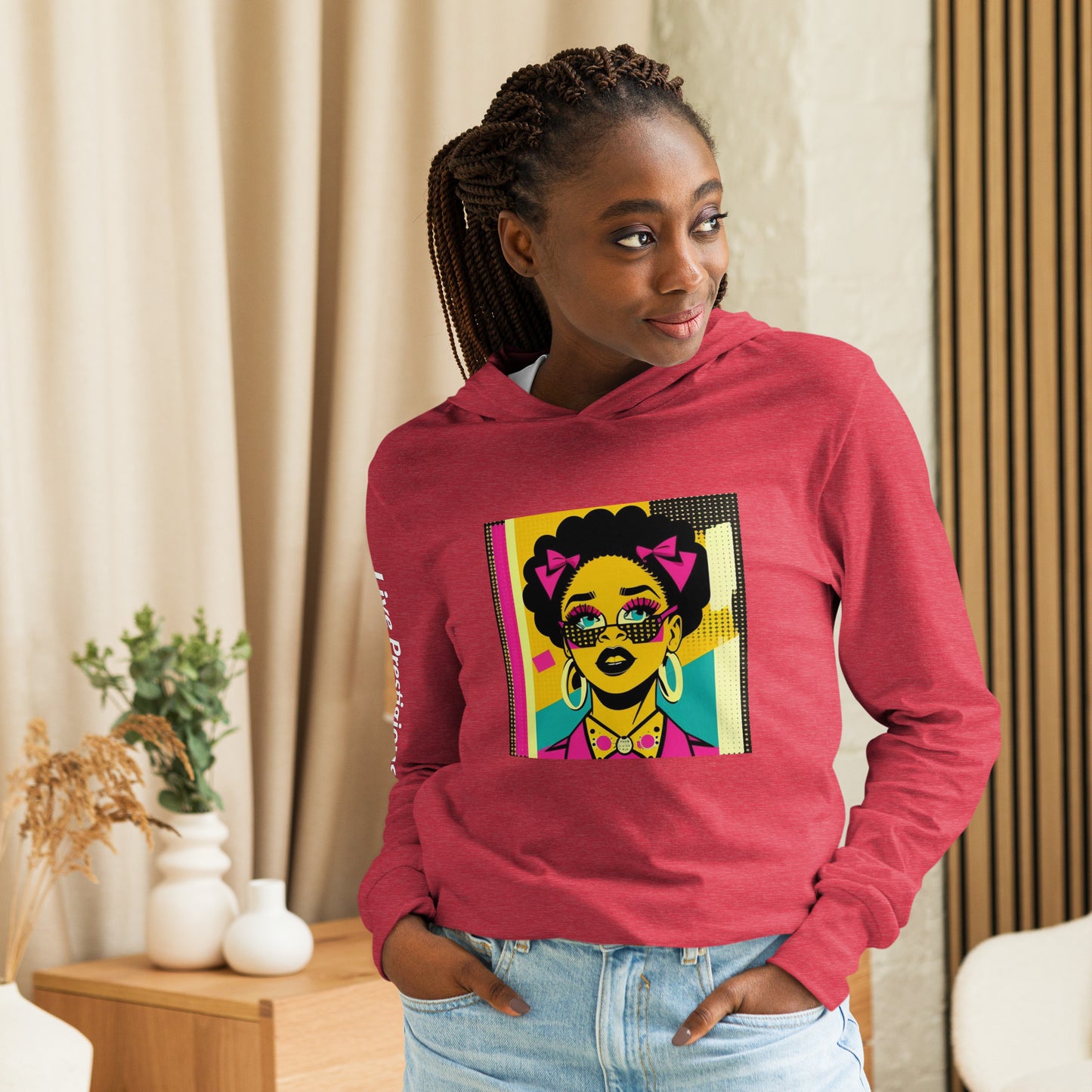 Hooded tee- k’onijo nefisi art