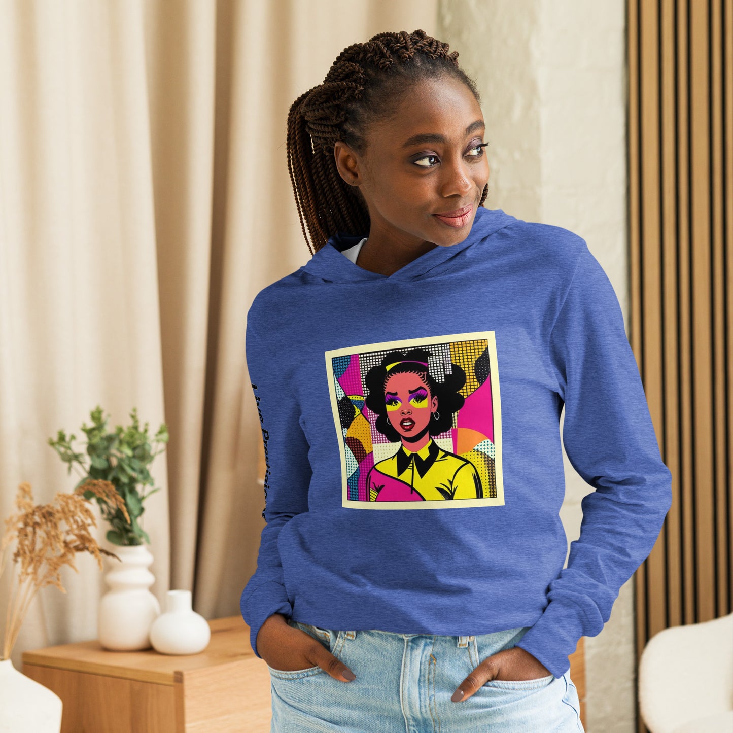 Hooded tee- k’onijo nefisi art