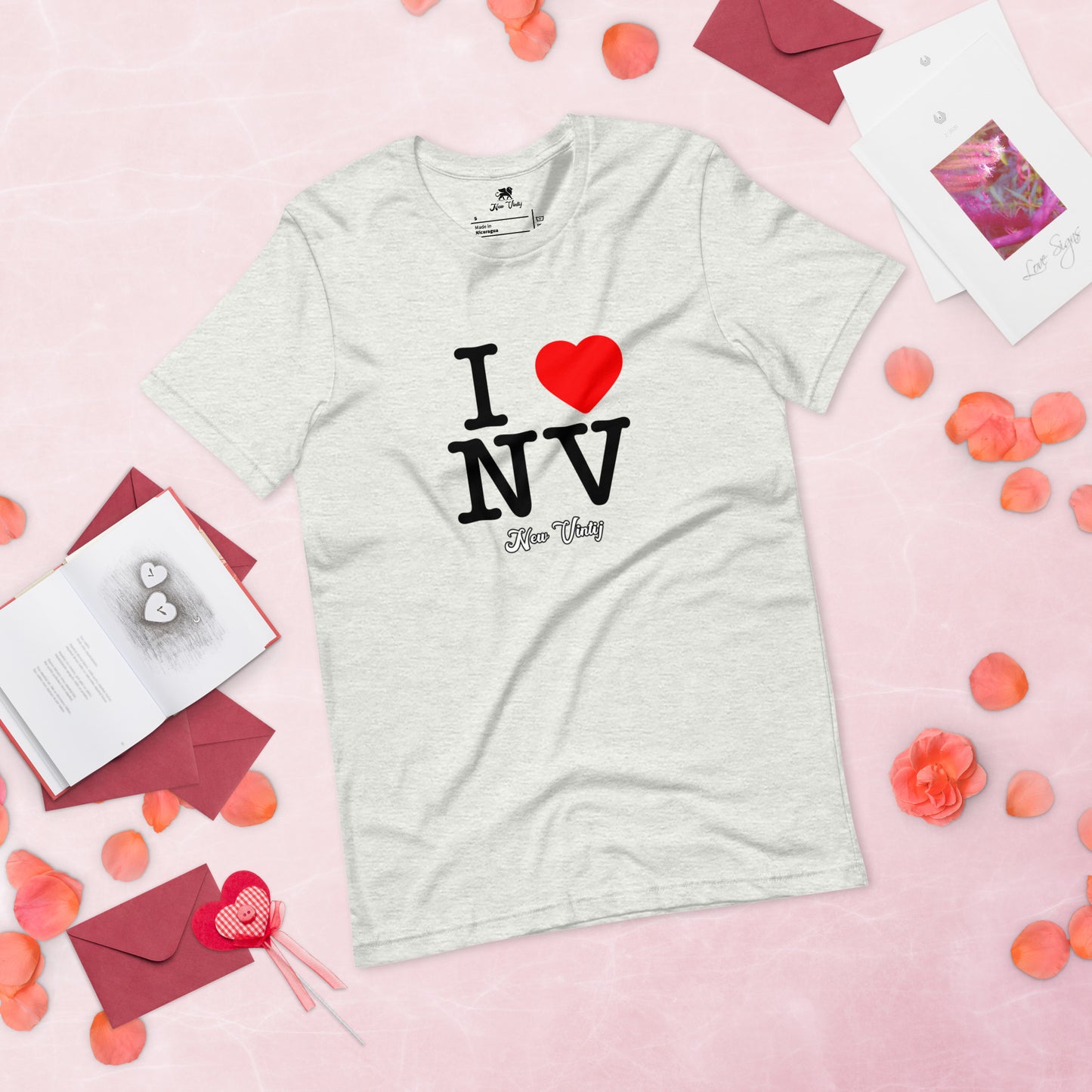 V-day t shirt I love nv