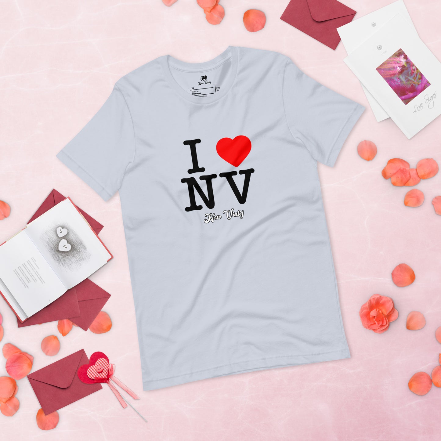 V-day t shirt I love nv