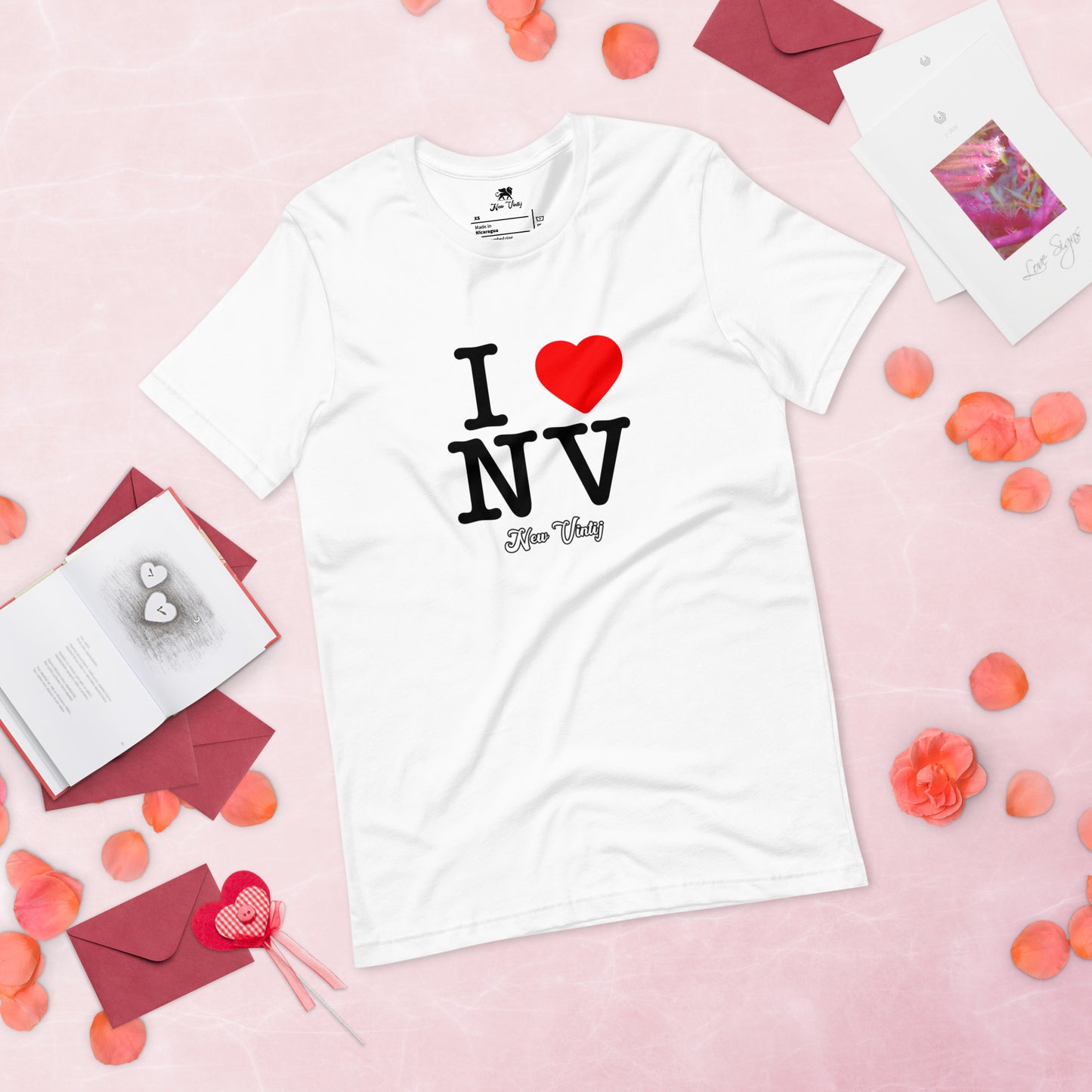 V-day t shirt I love nv