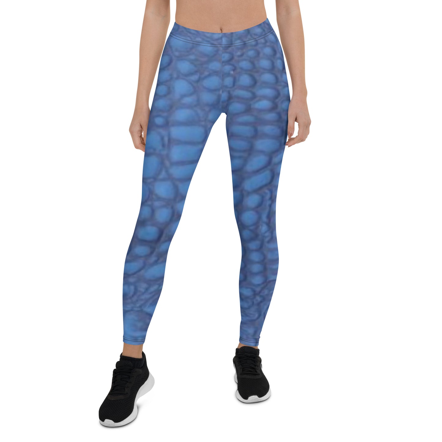 Leggings- blue alligator