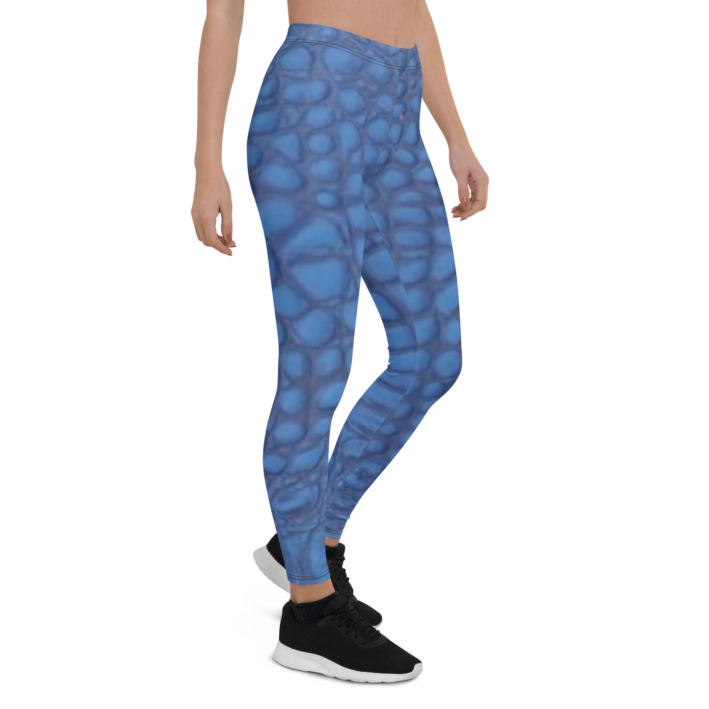 Leggings- blue alligator