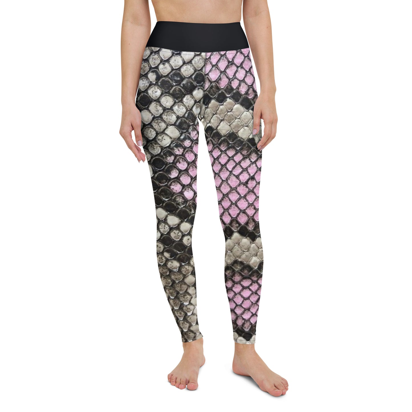 Yoga Leggings pink snake