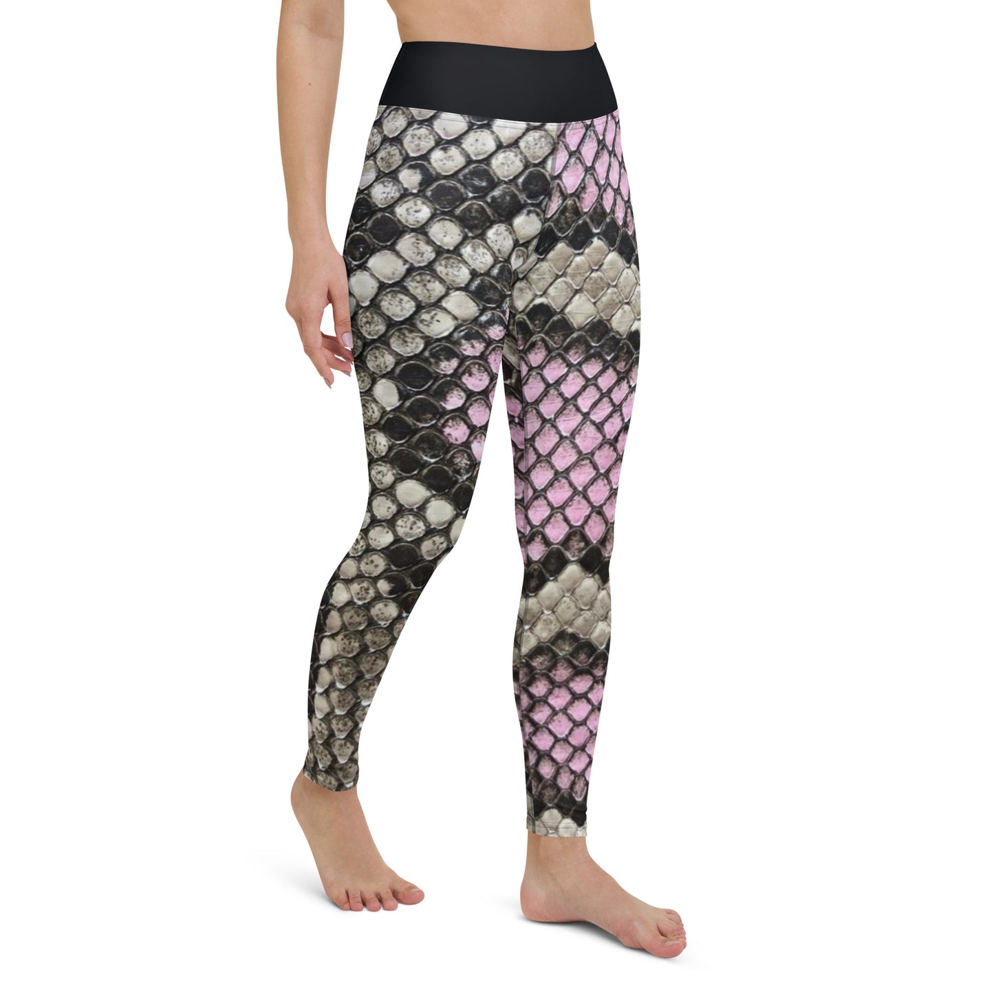 Yoga Leggings pink snake