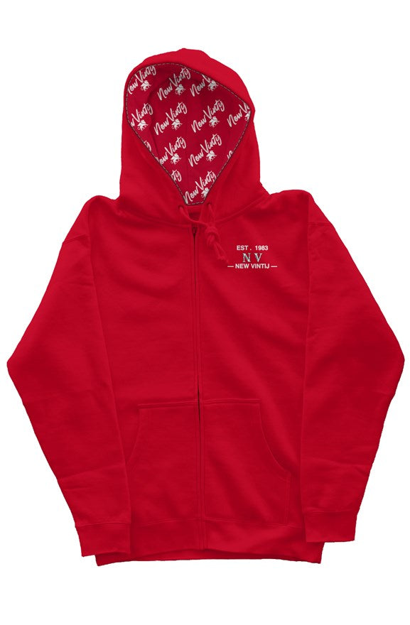 zip up hoodie- almighty