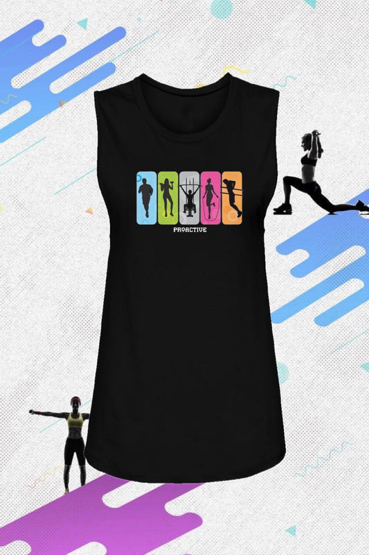 Womens Muscle Tank- proactive