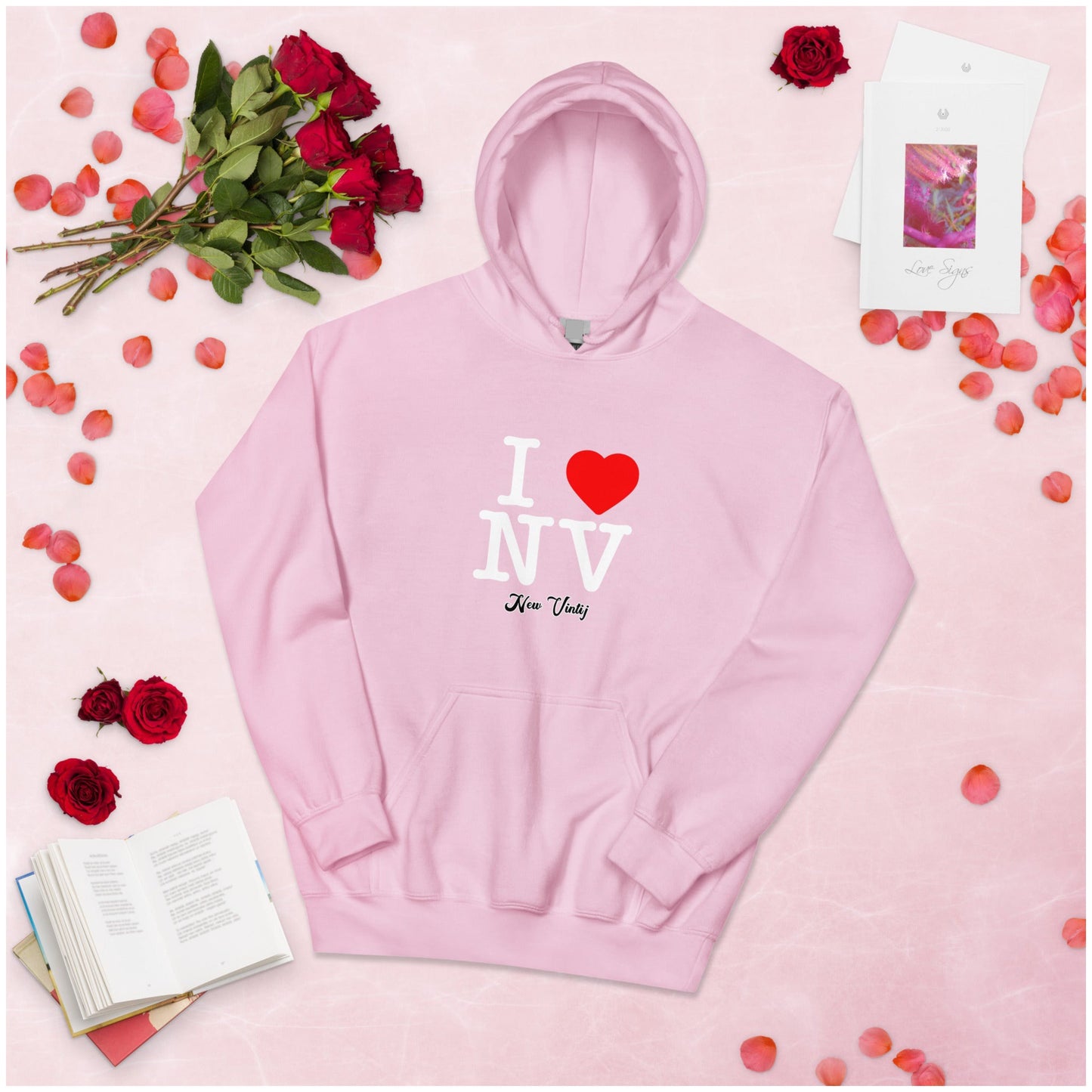 V-day hoodie- I Love NV