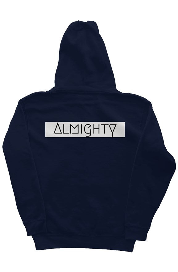 zip up hoodie- almighty