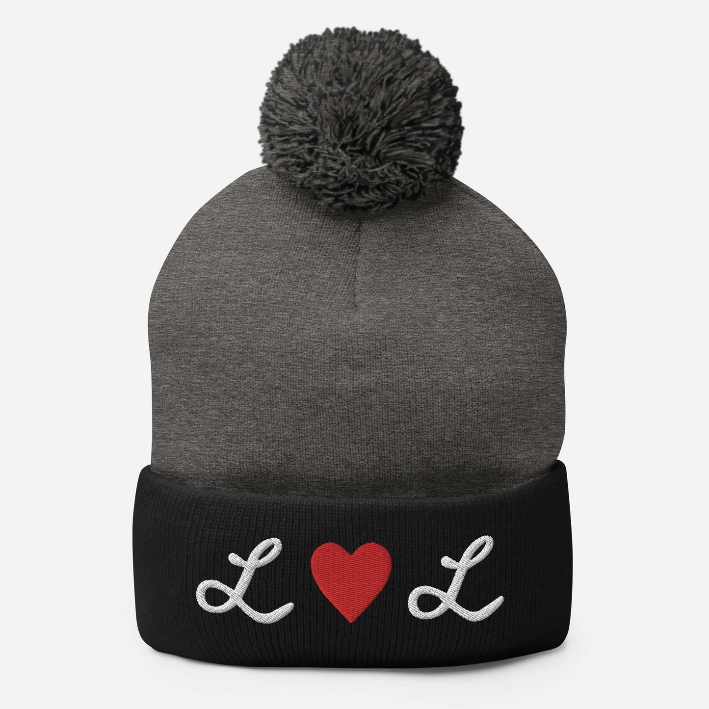 Pom-Pom Beanie- Live Love Laugh !