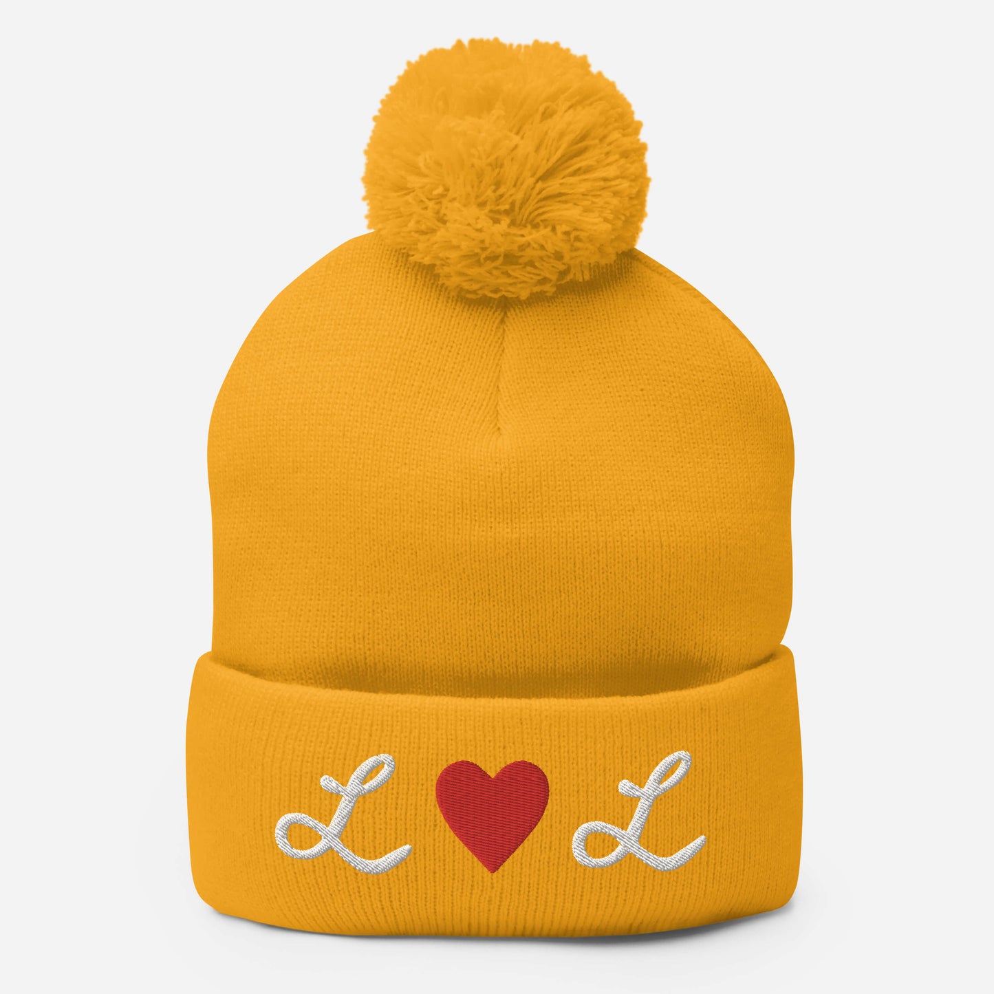 Pom-Pom Beanie- Live Love Laugh !